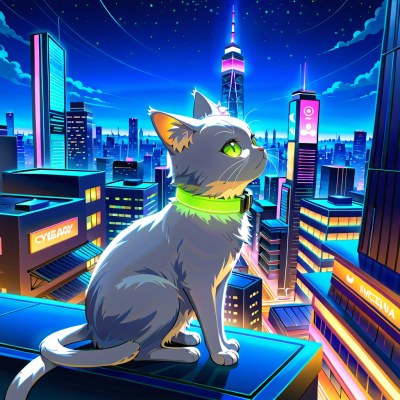 Neon Kedi